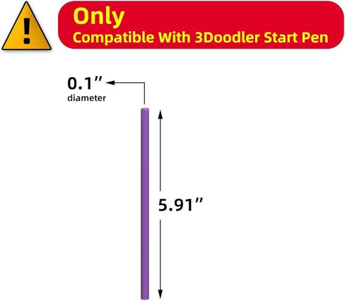 عبوات إعادة تعبئة أقلام 3D Doodler 32 لونًا متوافقة مع قلم 3Doodler Start+، 160 خيط PCL 2.5 مم خيوط قلم ثلاثي الأبعاد بدرجة حرارة منخفضة مع زجاجة تخزين in Saudi Arabia