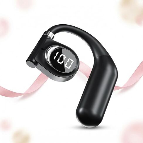 100 Hours Playtime Neckband Bluetooth Headphones with Digital Display, in Ear Wireless Earphones with Noise Cancelling Microphone, Bluetooth 5.2, USB-C Fast Charging, for Workout Running Sport Work in Saudi Arabia