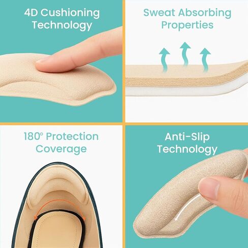 Metatarsal Foot Pads for Women Cushioned High Heel (2 Pads) All Day Pain Relief and Comfort One Size Fits Shoe Inserts(Clear) in Saudi Arabia