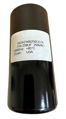مكثف تشغيل المحرك EC1216C06SP موديل 091A216B250CE7A 092A216B250CE7A EC1216C06 216-259 MFD 216-259 فائق التوهج 220-250 فولت صنع في الولايات المتحدة الأمريكية in Kuwait