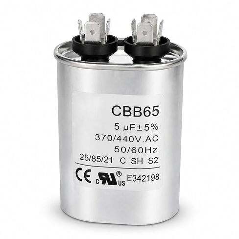 1499-5462 1499-5461 مكثف المروحة - 5 MFD 370/440V مكثف تشغيل المحرك، مخصص لمكيفات الهواء Coleman RV ومحركات منفاخ فرن HVAC، يستبدل 1469-3069، 1469-3071، 1499-5275 in Kuwait