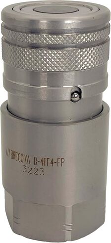 Breco B-4FF4-FP، سلسلة FF، واجهة فلوشف، 1/2 بوصة هيكل مشترك × 1/2 بوصة أنثى ملولبة NPT (فولاذ) in Kuwait