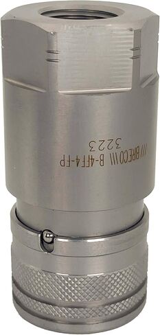 Breco B-4FF4-FP، سلسلة FF، واجهة فلوشف، 1/2 بوصة هيكل مشترك × 1/2 بوصة أنثى ملولبة NPT (فولاذ) in Kuwait