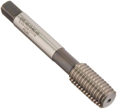 WIDIA GTD 17049 TRU-LEDE 5500 Tap، سدادة شطب، قطع اليد اليمنى، 4 مزامير، تشكيل، 1/2-13، HSS، غير مطلي in Saudi Arabia