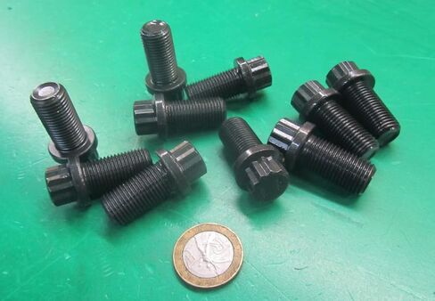 Alloy Steel 12 Point FT Bolts 1/2-20 Thread x 1.00" Length 10 pcs in Saudi Arabia