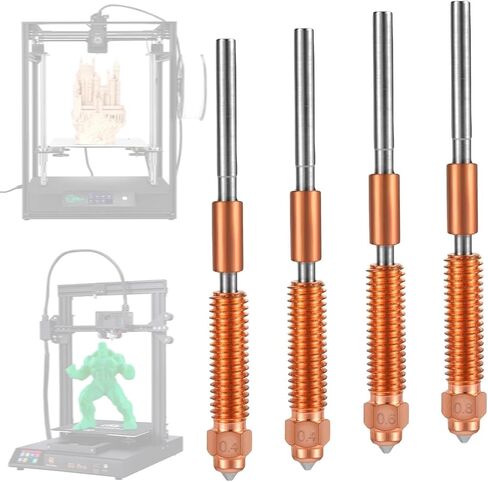 مجموعة استبدال الفوهات Creality K2 Plus، فوهات Hotend 0.4/0.6/0.8 مم لطابعة Creality K2/K2 Pro/Hi ثلاثية الأبعاد، مجموعة فوهات التبديل السريع in Kuwait