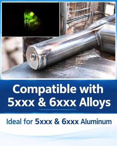 ER5356 Aluminum TIG Welding Rod 1/16" x 13", 25 Rods Aluminum Tig Filler Rod for 5xxx Series, DIY Repair & Fabrication Magnesium Alloy in Saudi Arabia