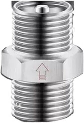 3/8 "BSP ذكر-ذكر الموضوع 304 الفولاذ المقاوم للصدأ صمام الاختيار طريقة واحدة صمام عدم الرجوع IHNIEAEW in Kuwait