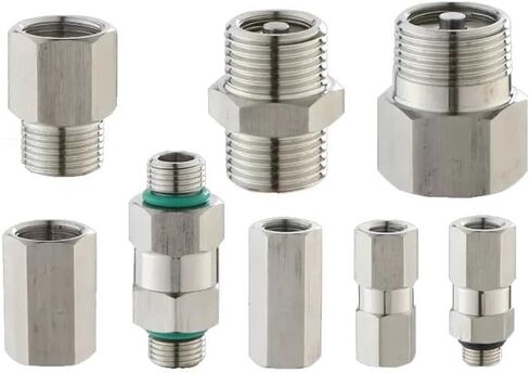 3/8 "BSP ذكر-ذكر الموضوع 304 الفولاذ المقاوم للصدأ صمام الاختيار طريقة واحدة صمام عدم الرجوع IHNIEAEW in Kuwait