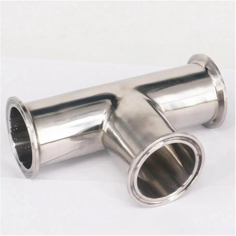 أنبوب مناسب O.D 45 مم 2 "حلقة مشبك ثلاثي O.D 64 مم 304 من الفولاذ المقاوم للصدأ تي شيرت 3 طرق تركيب الطويق IHNIEAEW in Saudi Arabia