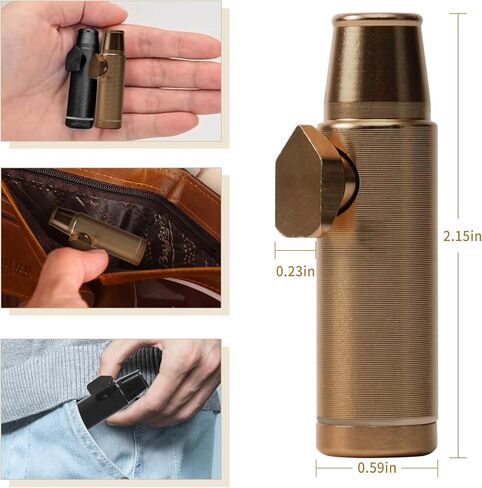 3Pack Mini ZYCEHO Pepper Shaker, Compatible Salt Pepper Shakers, Leak Proof Premium Metal Kitchen Spice Bottles, Portable Camping,Kitchen Accessories in Saudi Arabia