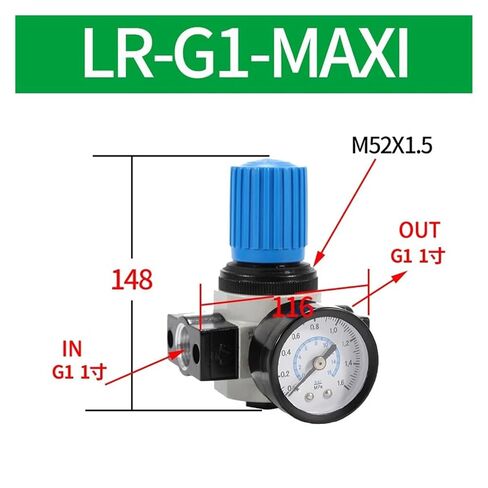 LR 1.6Mpa High Pressure Regulator Air Filter Processor Oil-Water Separator LR Precision(LR-G1 -Maxi) in Saudi Arabia