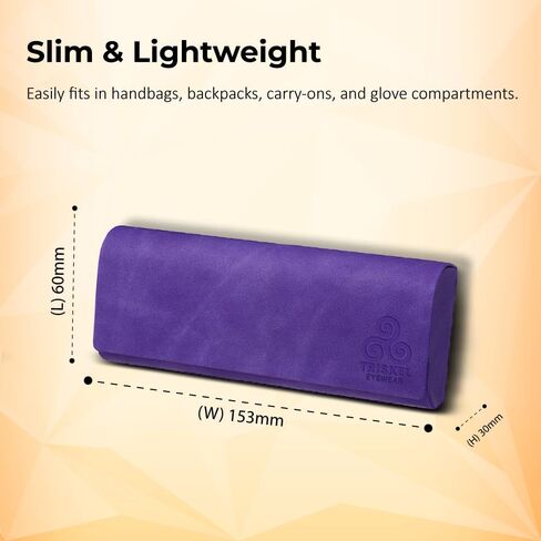 Minimalist Rectangle Glasses Case – Slim Hard Shell PU Leather Eyewear Holder with Magnetic Closure in Saudi Arabia