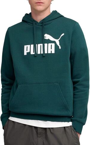 PUMA Mens Essentials No. 1 Logo Hoodie Casual Outerwear Casual - Green in Saudi Arabia