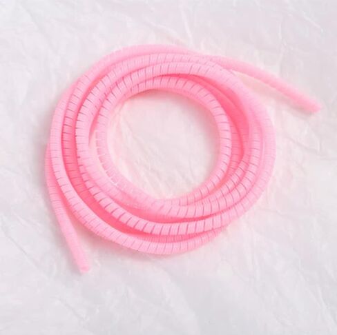43inch Cable Charger Spiral Protector/Wire Repair/Pet Cord Protector/Headphone Saver, Cable Wrap for Phone Mac Charging Cable, USB Cable, Earphone (White) in Saudi Arabia