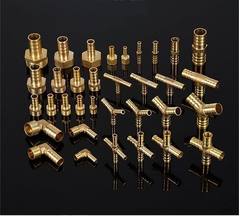 Pagoda Connector 6 8 10 12mm Hose Barb Connector Tail Thread 1/8 1/4 3/8 1/2 BSPT Thread Brass Water Pipe Fittings(BTPC,6MM_3/4 INCH) in Saudi Arabia