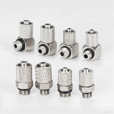 5Pcs Male Thread M3 M4 M5 M6 Air Tube 3mm 4mm 6mm OD Mini Pneumatic Pipe Connector Screw Through Quick Fitting Fast Twist Joint(WX-KPL3-M5) in Saudi Arabia