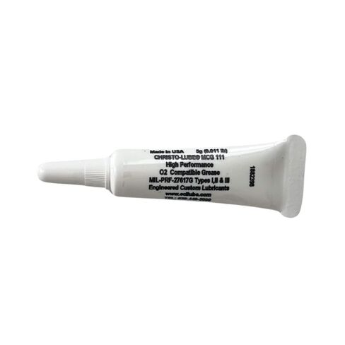 MCG 111 Oxygen-Compatible Grease - 5g Tube - Fluorinated Grease PFPE/PTFE, −60 °C to 230 °C, Oxygen-Safe Lubricant for Scuba Regulators, Dive Equipment, Valves, O-Rings. in Saudi Arabia