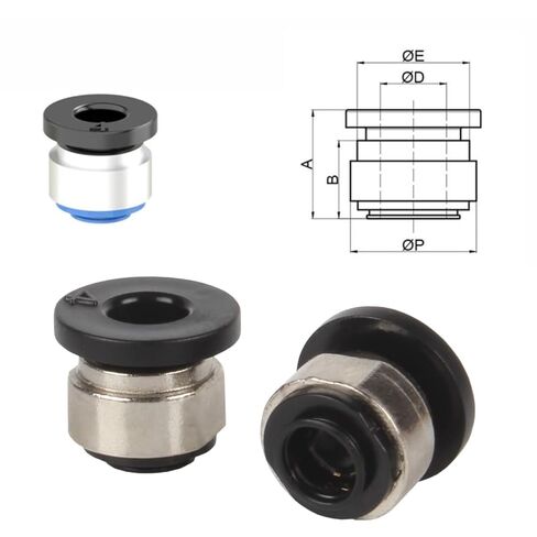 موصل أنبوب خيوط ثلاثي الأبعاد موصل أنبوب 4 مم للطابعة ثلاثية الأبعاد موصل أنبوب Ptfe موصل خيوط موصل أنبوب Ptfe لموصل أنبوب Bambu A1 Bowden، تركيب هوائي مدخل لـ X1/P1P/P1S-6Pcs 4 مم in Kuwait
