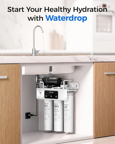 فلتر Waterdrop RT-450RO، بديل لنظام التناضح العكسي Waterdrop T3-C & T3-M & T4-A، حزمة من فلتر RO واحد، عمر 24 شهرًا in Kuwait