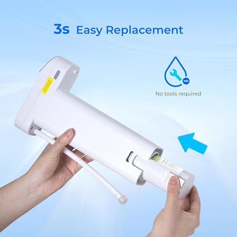 Waterdrop EDFC Water Filter Replacement for Waterdrop EDC01/ED01/ED02/ED04 Rechargeable Electric Pitcher, Reduce 98% of Chloramine, 3 Months or 200 Gallons, NSF/ANSI 42&372, 3 Pack in Saudi Arabia