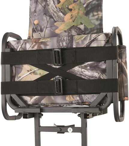 Guide Gear Deluxe Hang-On Tree Stand Chair for Hunting Cushion Seat Hunt Gear Equipment Accessories, Camo in Saudi Arabia