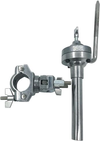 Tom Mounting Arm with Rotating Multi Clamp, 10mm L Rod Tom Drum Mount Holder Single Arm Stand for Percussion Drum Set Rack Mount Hardware Parts in Saudi Arabia