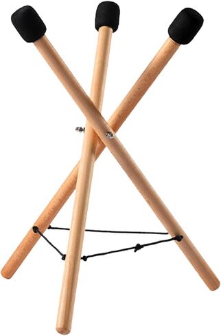 Handpan Stand Tongue Drum Bracket, Solid Wood Adjustable Tripod Holder, Extendable Snare Bracket for 12 to 22 Inch Percussion Instruments in Saudi Arabia