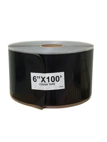 Black 6" x 100' 60 mil EPDM P&S Cured Rubber Cover Tape,10 Times Stronger Than Regular P & S Flashing, in Saudi Arabia