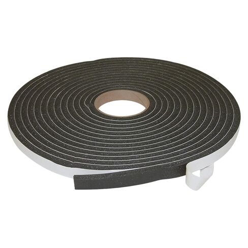 J.V. Converting JVCC SCF-01 Low-Density Single-Sided PVC Foam Tape Closed Cell, 3/4 in. x 30 ft. x 3/8 in. Thick (Black) in Saudi Arabia