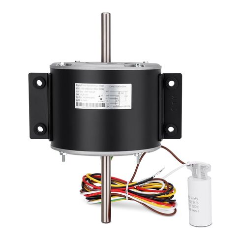 محرك مروحة تيار متردد RV متوافق مع Genteq F48AF70A61 ومكثف الهواء واسع النطاق 3315332.005، محرك مروحة مكثف متوافق مع Dometic Brisk Air II Penguin B57915 B59516 B59146 B59186 B59196 B59530 in Kuwait