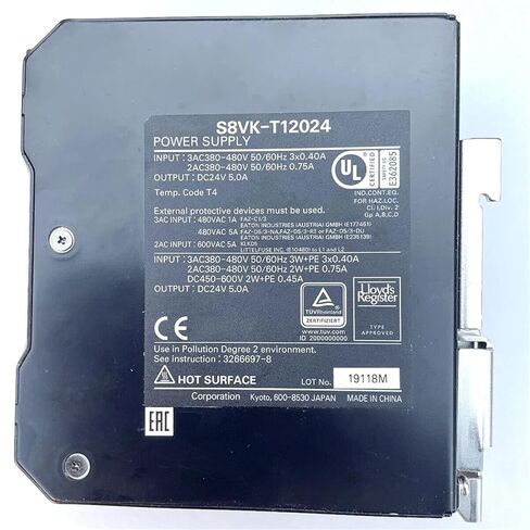 S8VK-T12024 DC24V 5A نوع السكك الحديدية تحويل التيار الكهربائي in Kuwait