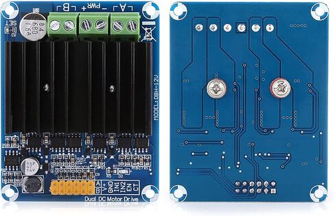 DC5 12V Duals Channel H Bridge Motor Driver Board Module, 0A 30A Motor Controller for DC Motor & Coreless Motor, for Toy Car Motors, Semi Conductor Refrigeration Control in Saudi Arabia