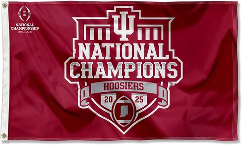 IU Hoosiers 2025 College Football National Champions 3x5 College Flag in Saudi Arabia