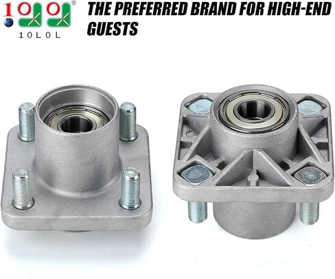 Golf Cart Front Wheel Hub Assembly with Bearings for Club Car DS & Precedent 2003-up Gas & Electric, OEM# 102357701 in Saudi Arabia
