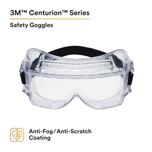 نظارة 3M Centurion ضد الضباب 452AF، 40301-0000-10 شفافة مضادة للضباب (عبوة من 1) in Kuwait