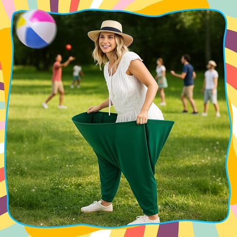 Cutecrop 4 Pcs Granny Pants Toss Game for Outdoor Giant Pants Yard Game Family Gatherings Tossing & Catching Recreational Prop Outdoor Toss for Baby Shower, Birthday, Reunion, Backyard BBQ Party in Saudi Arabia