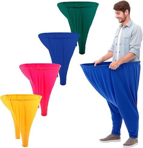 Cutecrop 4 Pcs Granny Pants Toss Game for Outdoor Giant Pants Yard Game Family Gatherings Tossing & Catching Recreational Prop Outdoor Toss for Baby Shower, Birthday, Reunion, Backyard BBQ Party in Saudi Arabia