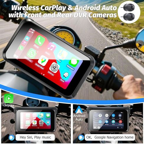 شاشة Carplay اللاسلكية للسيارة ذات الجبل المغناطيسي ، والمناظر الطبيعية والشاشة المتوافقة مع Apple Carplay و Android Auto ، و Stereo محمولة مع التنقل GPS ، و OTA ، ومساعد صوت in Kuwait