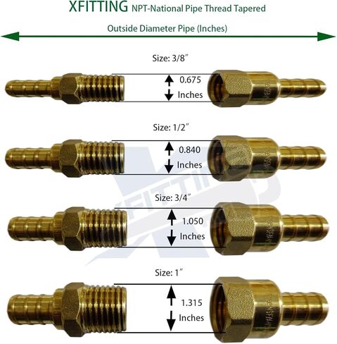 10 قطع XFITTING 3/4 ''Pex B x 1/2'' شاحن أنثي، محول NPT أنثى in Kuwait
