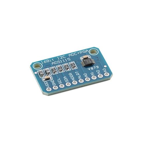 5 قطعة ADS1115 16 بت 860SPS 4-قناة ADC وحدة عالية الدقة التحويل التناظري إلى الرقمي الأزرق PCB in Saudi Arabia