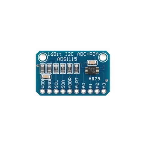 5 قطعة ADS1115 16 بت 860SPS 4-قناة ADC وحدة عالية الدقة التحويل التناظري إلى الرقمي الأزرق PCB in Saudi Arabia