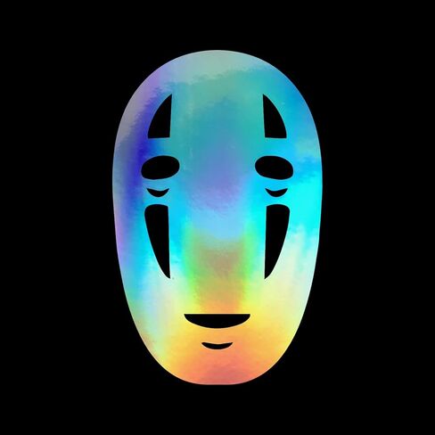No Face Decal Vinyl Sticker Auto Car Truck Wall Laptop | Holographic | 3" x 6" in Saudi Arabia