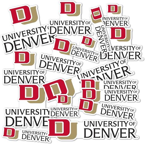 Desert Cactus University of Denver Sticker Pioneers DU Vinyl Decals Laptop Water Bottle Car Scrapbook Sheet T1 (Type 1-1) in Saudi Arabia
