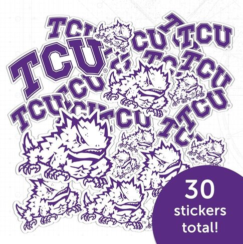 Desert Cactus Texas Christian University Sticker Horned Frogs TCU Vinyl Decals Laptop Water Bottle Car Scrapbook Sheet T1 (Type 1-1) in Saudi Arabia