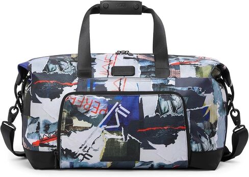 TUMI Alpha Double Expansion Travel Satchel - Business Duffel Bag for Men & Women - Weekend Travel Bag with Shoulder Strap - Wheatpaste print in Saudi Arabia