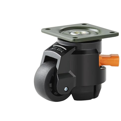 Leveling Casters Heavy Duty Swivel Caster Wheels with Handle Design Height Adjustable Feet 4Pcs(2inch) in Kuwait