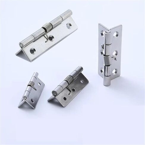 2.5inch/3inch/3.5inch/4inch Self Closing Spring Hinge 304 Stainless Steel Door Hardware 2-10Pcs(2.5inch 18pcs) in Kuwait
