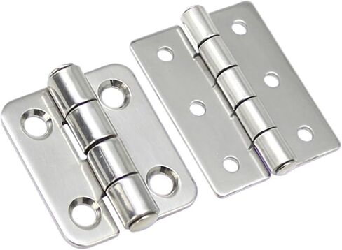 Thickened Hinge 304 Stainless Steel with Flat Rounded Corners Industrial Equipment 1Pcs(XG02-079-1) in Kuwait