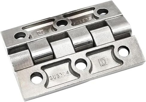 Stainless Steel Industrial Heavy 90 * 59 Thickened Six Knots Cabinet Door Hinges 1Pcs(Mirror-Stainless) in Saudi Arabia